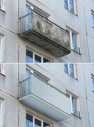 Balkonu un lodžiju remontdarbi Рига