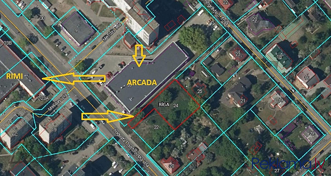 Pārdod divus zemes gabalus kopā,(1050m2 un 610m2) kas veido vienu kopīgu īpašumu 1660m2 platībā.
Ļot Рига - изображение 2