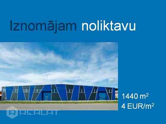 Nomai tiek piedāvātas noliktavas telpas - 1440 m2. Noliktavai ir autonomā gāzes apkure, kondicionēša Rīgas rajons