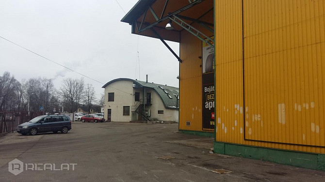 Nomai tiek piedāvāts siltināts angārs ar dzelzceļa pievadu.     Teritorija - lieliski Rīga - foto 13