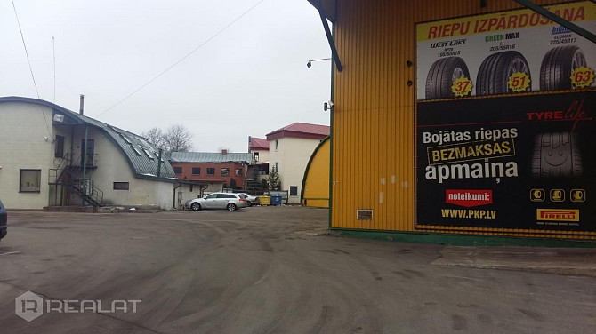 Nomai tiek piedāvāts siltināts angārs ar dzelzceļa pievadu.     Teritorija - lieliski Rīga - foto 12