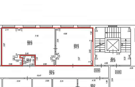 Piedāvājam nomāt kvalitatīvas biroja/tirdzniecības telpas 170 m2 platībā, kas atrodas ēkas 1. stāvā  Рига