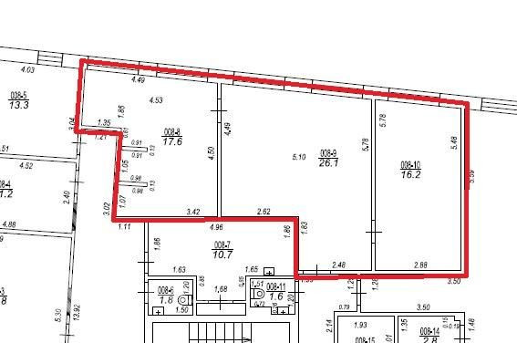 Iznomā izremontētas B klases biroja telpas 50 m2. platībā. Nomas maksa telpām ir 5.00 eur/m2. , apsa Рига - изображение 9