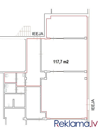 Izīrē  apkurinātas , sausas noliktavas telpas 491 m2 platībā ar iespēju platību palielināt Rīga - foto 7