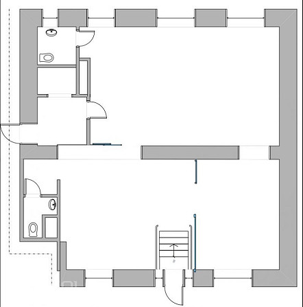 Iznomā biroja ēku 150 m2. platībā ar pieguļošo asfaltētu teritoriju 1500 m2. platībā. Rīga - foto 13