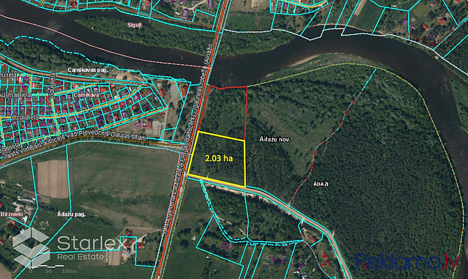 Pārdod 1/2 domājamo daļu jeb 2.03 ha no zemes gabala ar kopējo platību 4.06 ha Ādažos blakus Ādažu novads - foto 2