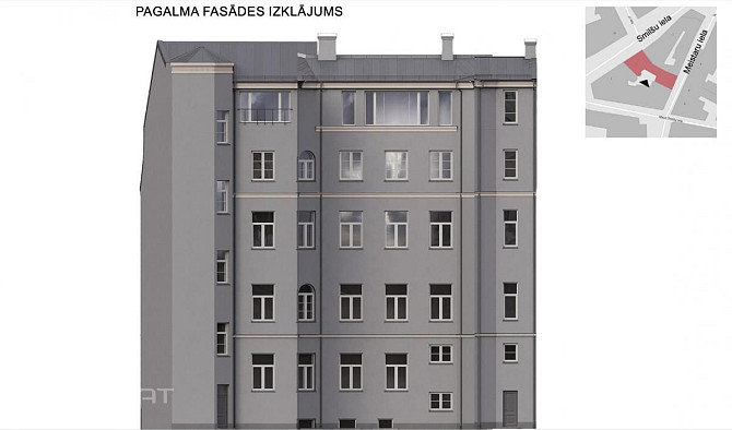 Zeme īpašuma, Pagalma māja, slēgta teritorija, vieta automašīnai,  pagalms apsargāts, ir lifts, ir b Рига - изображение 12