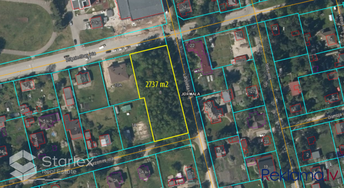 Pārdod zemes gabalu ar platību 2737 m2 Rūpniecības ielā 8, Kauguros. Centrāla atrašanās vieta Kaugur Юрмала - изображение 11