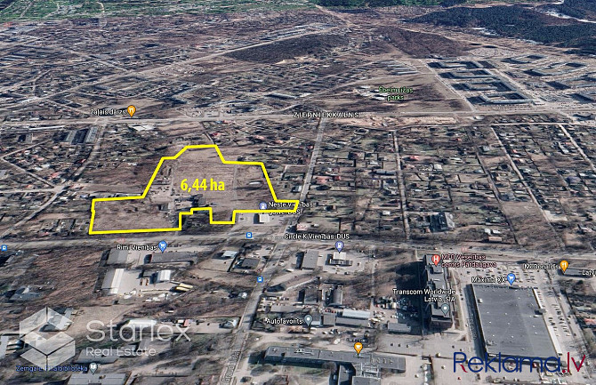 Pārdod zemes īpašumu, kas sastāv no 4 zemes vienībām ar kopējo platību 64430 m2 Vienības gatvē 136A, Рига - изображение 4