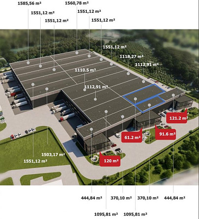 Iznomā noliktavas - ražošanas telpas 931 m2. platībā  + Griestu augstums 8 m.  + Kolonnu solis Jelgava un Jelgavas novads - foto 19