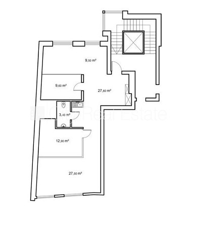 Projekts - Kalpaka Park Residence, fasādes māja, renovēta māja, labiekārtots apzaļumots Rīga - foto 12