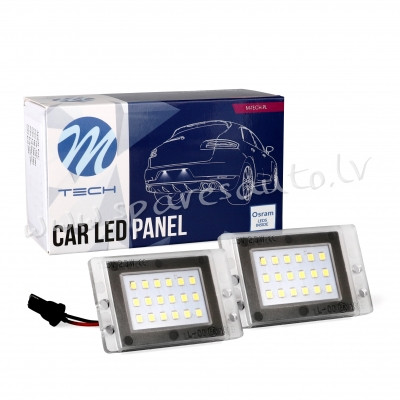CLP119 - LED license plate light VOLVO V70-2 18SMD - Numura Apgaismojums Led - UNSORTED LICENSE PLAT Рига - изображение 1