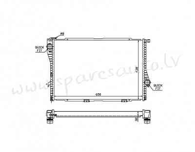 RA60648Q - 'OEM: 1436060' MT/AT - Radiators - BMW 7  E38 (1994-2001) Рига