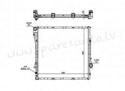 RA60787Q - 'OEM: 1710.1439.103' MT/AT, EDA\\\Cooling - Radiators - BMW X5  E53 (2004-2006) Рига