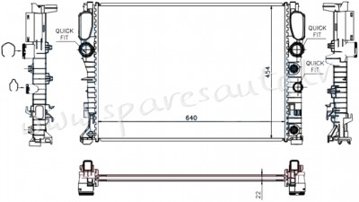 RA62792Q - 'OEM: 2115000102' AT, EDA\\\Cooling - Radiators - MERCEDES E-KL W211 (2002-2006) Рига - изображение 1