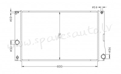 RA646810Q - 'OEM: 1640037230' MT/AT - Radiators - TOYOTA PRIUS V/PLUS (2012-) Рига - изображение 1