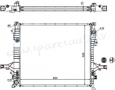 RA65613Q - 'OEM: 36000464' MT/AT, EDA\\\Cooling - Radiators - VOLVO XC90 (2002-2015) Рига - изображение 1