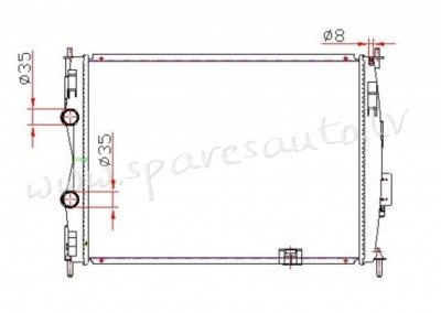 RA67363 - 'OEM: 21400JD200' 2.0L 16V, EDA\\\Cooling - Radiators - NISSAN QASHQAI (2007-2010) Рига - изображение 1