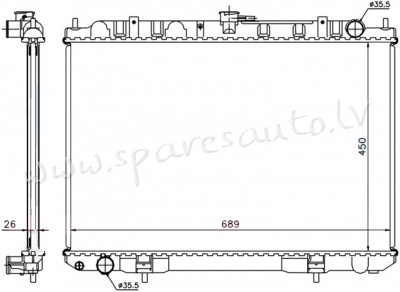 RA68703Q - 'OEM: 214108H800' 2.2DCI - Radiators - NISSAN X-TRAIL  T30 (2001-2003) Рига - изображение 1