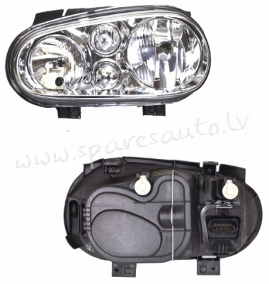 ZVW1130L - 'OEM: 1J1941017B' TYC, without motor for headlamp levelling, without fog light, H1/H7, EC Рига - изображение 1