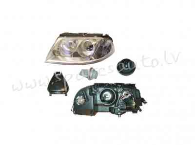 ZVW1142L - 'OEM: 3B0941017AG' TYC, without motor for headlamp levelling, H7/H7, ECE L - Priekšējais  Рига