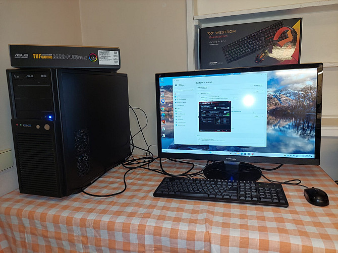 Ryzen 5600X - Dators ar Monitoru Gan Darbam Gan Spēlēm Rīga - foto 1