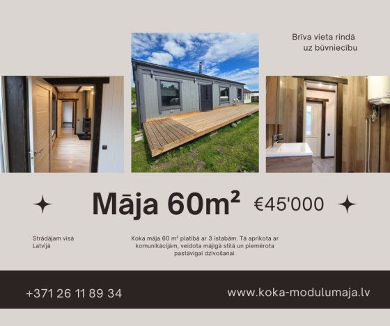 Māja 60M2 Ķekava