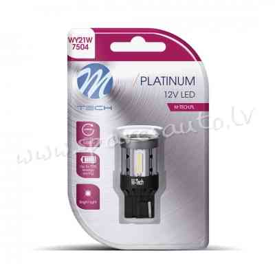 LB864W-01B - Blister M-TECH Platinum LB864W-01B - T20 7440 W21W. 15x3030SMD LED. 12-24V CANBUS. Whit Рига