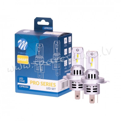 LSPROS4 - H4 LSPROS4 - LED SET M-TECH PRO SMART SERIES H4 - Spuldzite Led - UNSORTED LED SET Rīga - foto 1