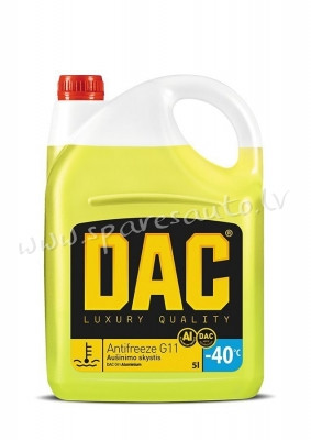 T.ANTIFRIZ_5L_G - Antifrīzs T.ANTIFRIZ_5L_G ''DAC'' dzeltens, 5 litri, G11 - Autoķīmija - UNSORTED A Рига - изображение 1
