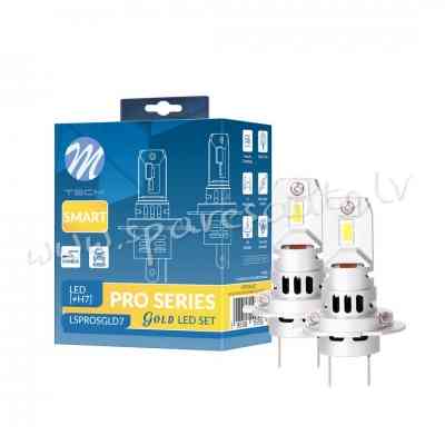 LSPROSGLD7 - H7 LED SET M-TECH PRO SMART GOLD SERIES H7 - Spuldzite Led - UNSORTED LED SET Рига