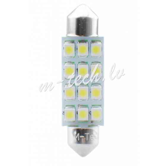 L030W - LED L030W - C5W 41mm 12xSMD3528 White Rīga