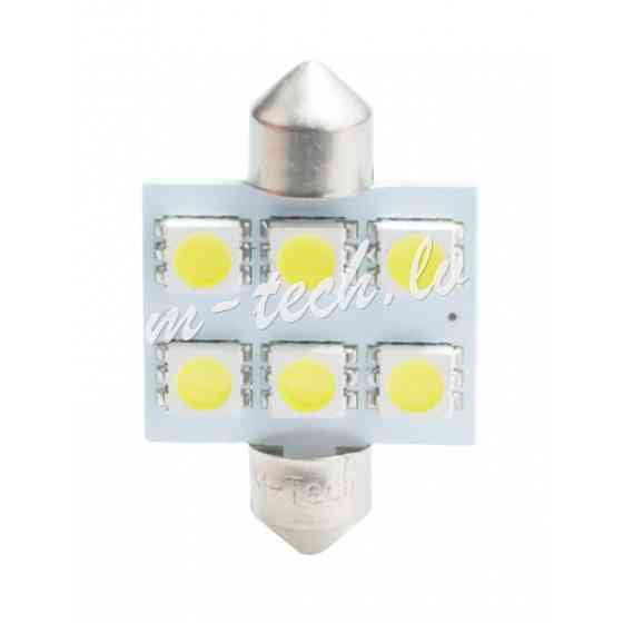 L052W - LED L052W - C5W 36mm 6xSMD5050 White Rīga