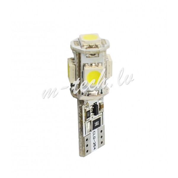 L321W - LED L321W - W5W 5xSMD5050 CANBUS White Rīga - foto 1