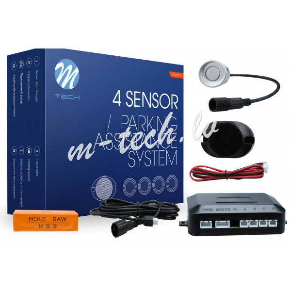 CP6S - Parking assist system - CP6 with buzzer and connectors - silver Рига - изображение 1