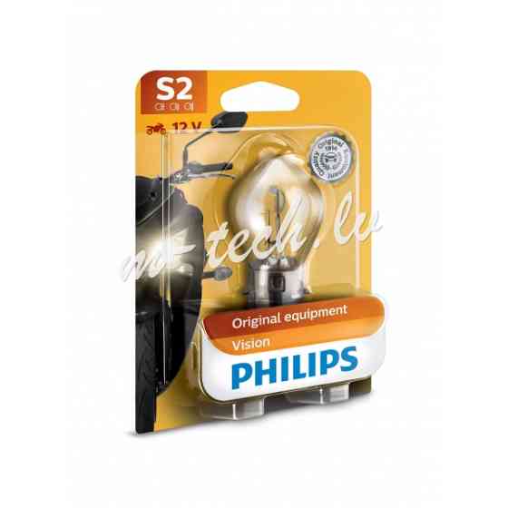 PH 12728BW - Philips S2 12V35/35W BA20d BW Rīga