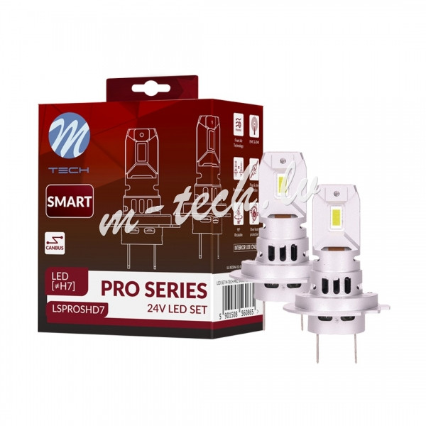 LSPROSHD7 - LED SET M-TECH PRO SMART SERIES H7 24V Rīga - foto 1