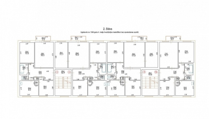 Dzīvokļu ēka renovācijai.  Īpašums sastāv no : 1) Zeme 7124 m2; 2) ēka 1120 m2 (lietderīgā platīva 7 Олайне - изображение 9