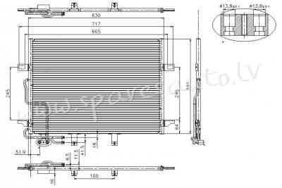 RC94614 - 'OEM: 2115000154' EDA Cooling - Kondicioniera Radiators - MERCEDES E-KL W211 (2002-2006) Rīga