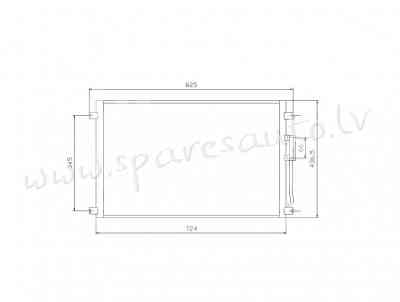 RC95018/94557 - 'OEM: 4809227AD' petrol, EDA Cooling - Kondicioniera Radiators - DODGE CARAVAN (2005 Rīga