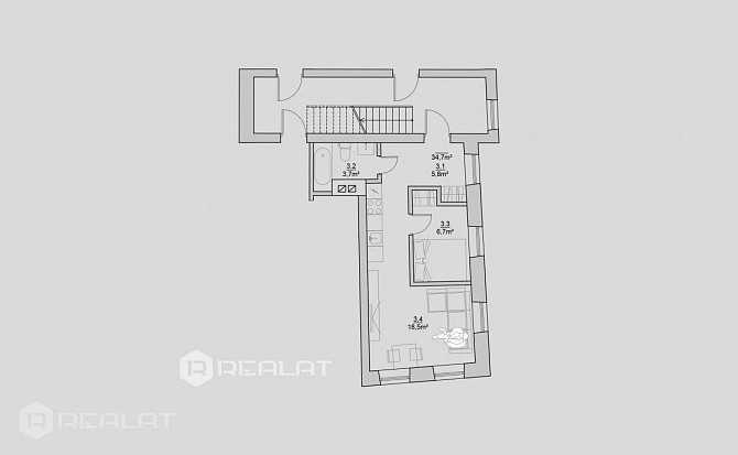 Pārdod dzīvokli dzīvošanai vai izīrēšanai. Pilnībā aprīkots un labiekārtots ar 7% investīciju atdevi Рига - изображение 11