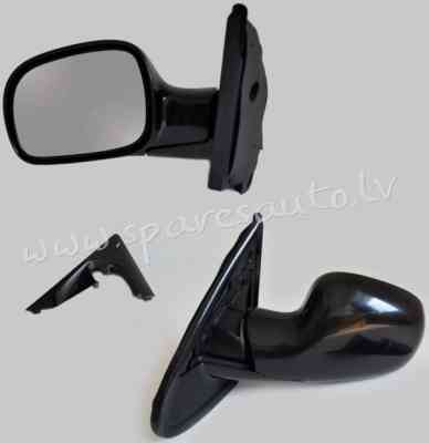 VCRM1001AL - 'OEM: 4894411AA' EDA PARTS, mechanical, chromed glass, FLAT, straight L - Sānskata Spog Рига