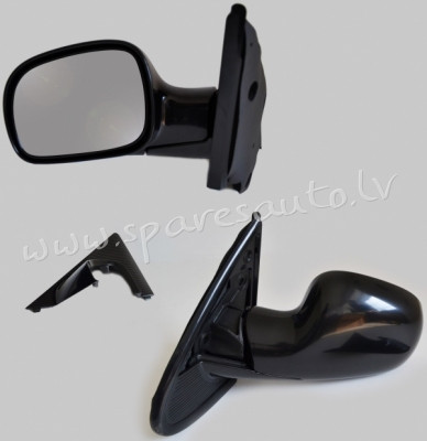 VCRM1001AL - 'OEM: 4894411AA' EDA PARTS, mechanical, chromed glass, FLAT, straight L - Sānskata Spog Rīga - foto 1