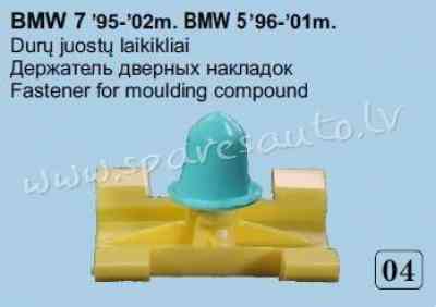 04-A - OEM kodas  BMW 51138166675, Fiat 71717421 BMW 7 95 - 02 - Plastmasas Turētāji - UNSORTED PLAS Rīga