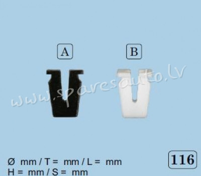 116A - VW Ø 7 - 8 - Plastmasas Turētāji - UNSORTED PLASTMASAS TURĒTĀJS Рига - изображение 1