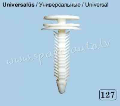 127 - Universal Ø 7 - Plastmasas Turētāji - UNSORTED PLASTMASAS TURĒTĀJS Рига