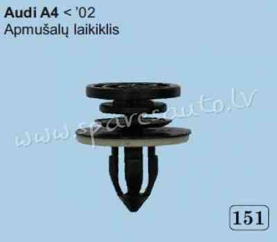 151 - Audi A4 01 - Ø 10 - Plastmasas Turētāji - UNSORTED PLASTMASAS TURĒTĀJS Rīga