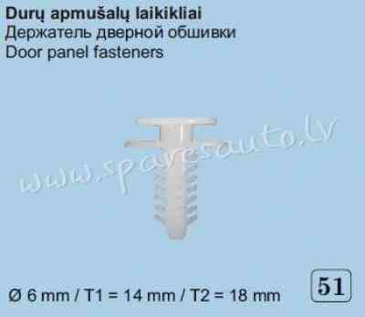 51 - Universal Ø 6 - Plastmasas Turētāji - UNSORTED PLASTMASAS TURĒTĀJS Rīga