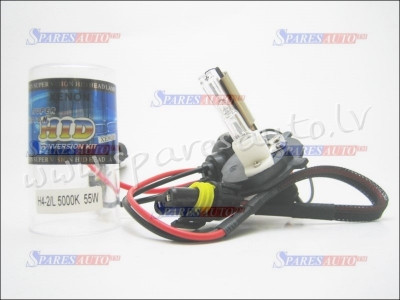 55WH4LH(1)5K - H4 HID BULB H4 55W 9-16V 5000K LOW/ High - Ksenona Spuldzite - UNSORTED XENON BULBS Rīga - foto 1