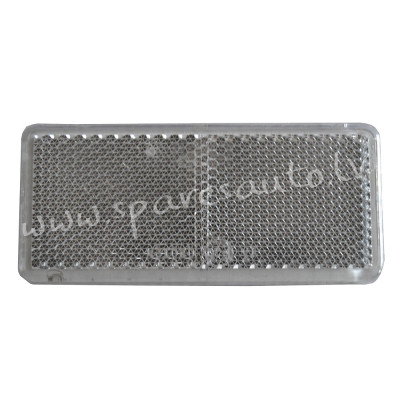 9900976E - balts 89x40mm - Aizmugures Atstarotājs - UNSORTED UNIVERSĀLIE LUKTURI Рига - изображение 1